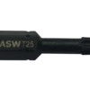 Bit hexagonal 1/4'' DIN/ISO 1173 Forma C 6,3 - Profil TORX T 30