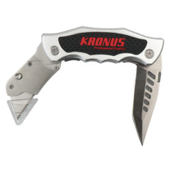 7556E Briceag cutit + cutter cu lama trapezoidala pliabil,