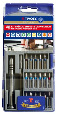 Trusa 35 biti si accesorii pentru aplicatii de precizie