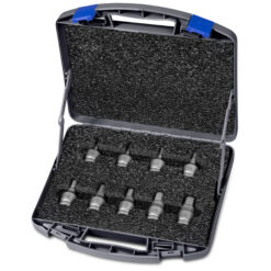 Trusa capete chei tubulare cu profil hexagon exterior de impact 1/2 inch HX4 - HX19 / 9 piese 725H9OL