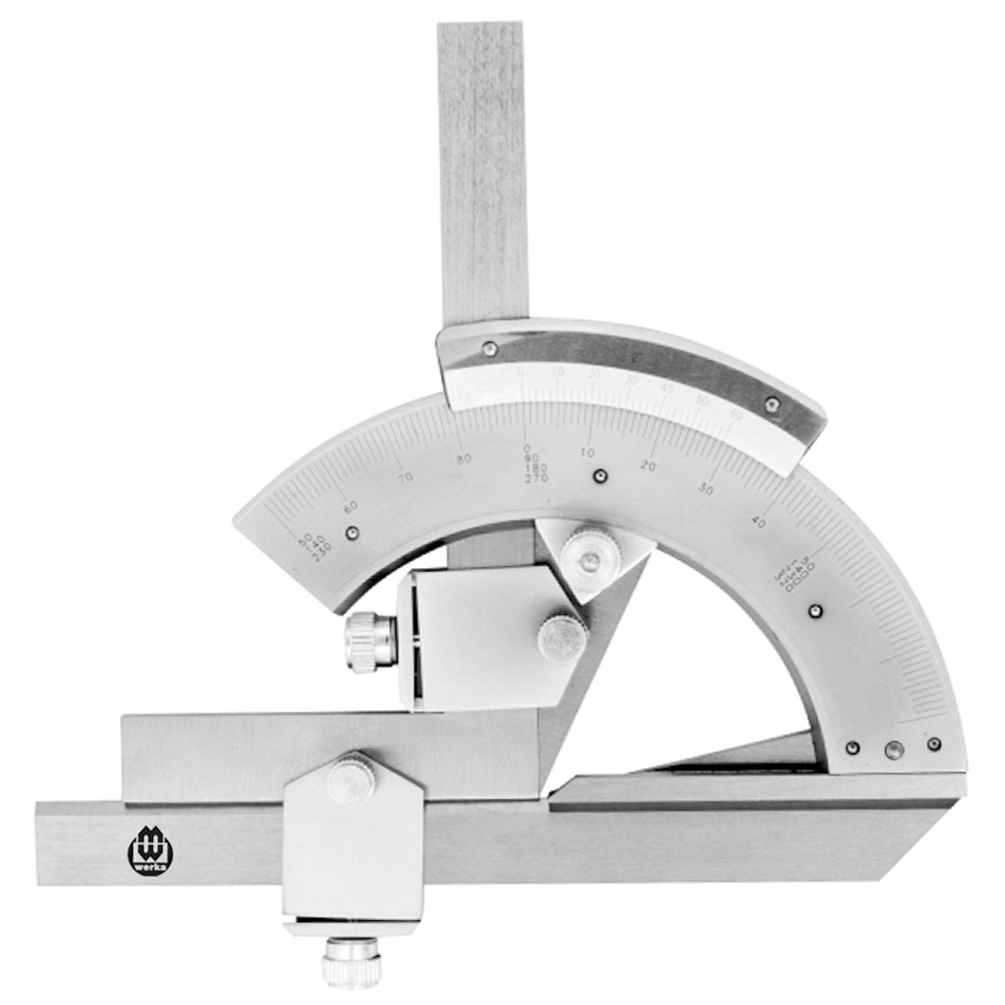 Raportor universal cu vernier, 0 – 320 grade
